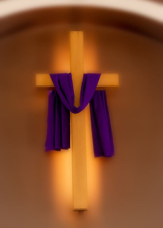 Draped Cross by Alleesha MacDonald